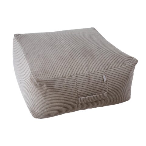 Tumba HYPER, 80x80cm, h30cm, hall, 100% polüester, kangas 393 Põrandapadjad, kott-toolid Põrandapadjad, kott-toolid