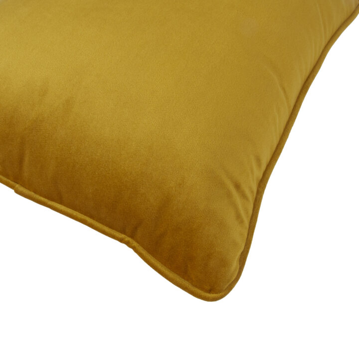Padi VELVET 45x45cm, sinepikollane,100% polüester, kangas 317 Dekoratiivpadjad Dekoratiivpadjad
