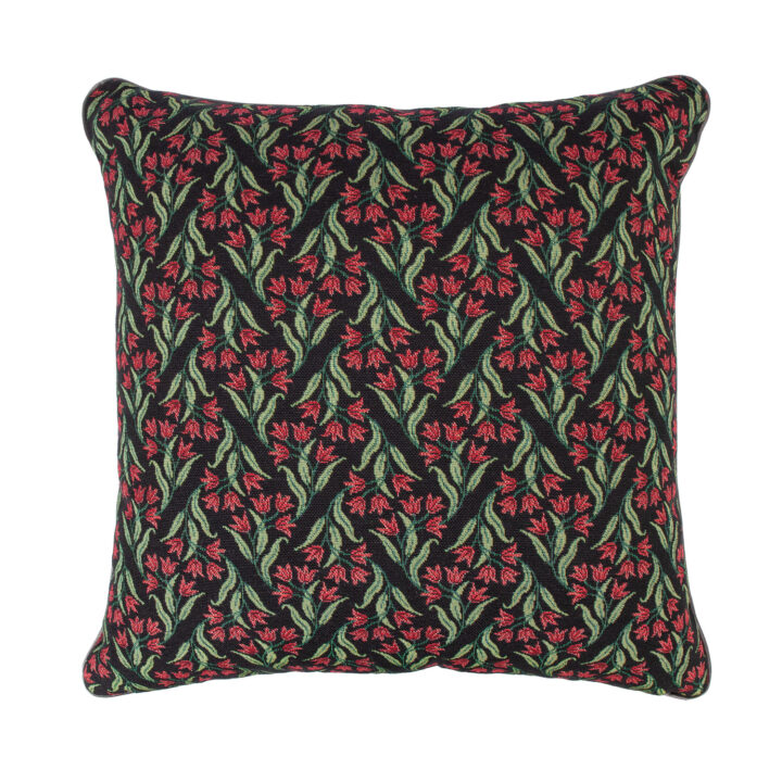 Padi HOLLY 45x45cm rullkant, folkloor tume, kangas 400 Dekoratiivpadjad Dekoratiivpadjad