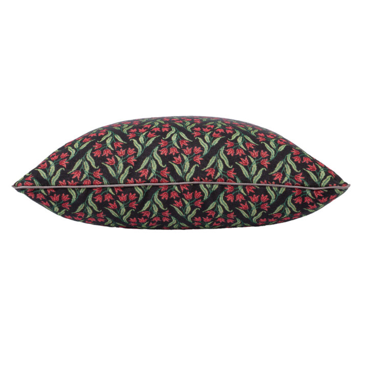 Padi HOLLY 45x45cm rullkant, folkloor tume, kangas 400 Dekoratiivpadjad Dekoratiivpadjad