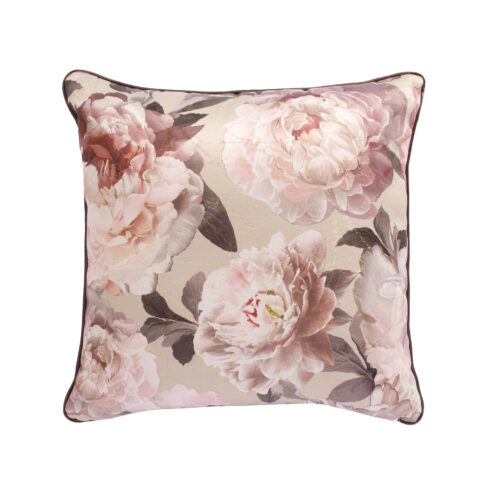 Padi HOLLY 45x45cm, roosad pojengid Dekoratiivpadjad Dekoratiivpadjad