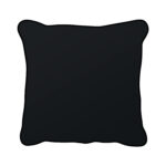 Padi BLACK HOLLY 45x45cm velvet, mao muster mustal taustal Dekoratiivpadjad Dekoratiivpadjad