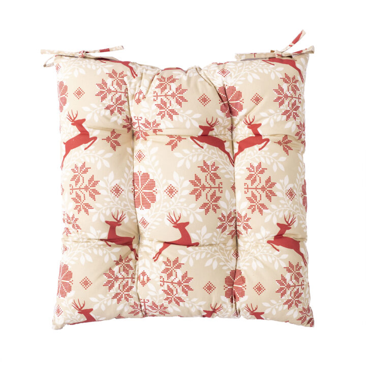 Toolipadi WINTER GARDEN põtradega 40x40cm, 100% puuvill, kangas 258 Jõulud Jõulutekstiil