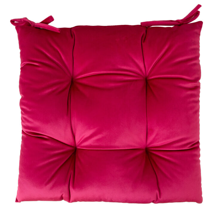 Toolipadi VELVET 40x40cm, tumeroosa Jõulutekstiil Jõulutekstiil