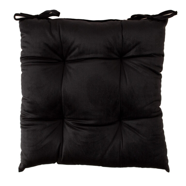 Toolipadi VELVET 40x40cm, must Jõulutekstiil Jõulutekstiil