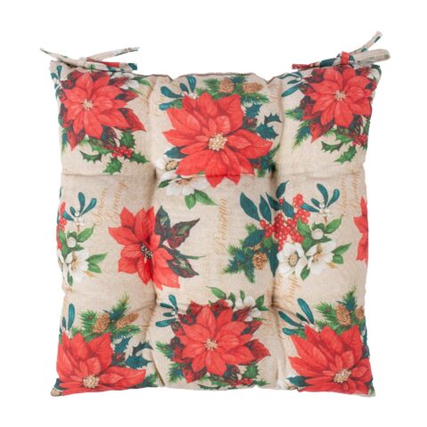 Toolipadi WINTER FLOWERS, 40x40cm, jõulutähed, 50%puuvill, 50%polüester, kangas 396 Jõulud Toolipadjad