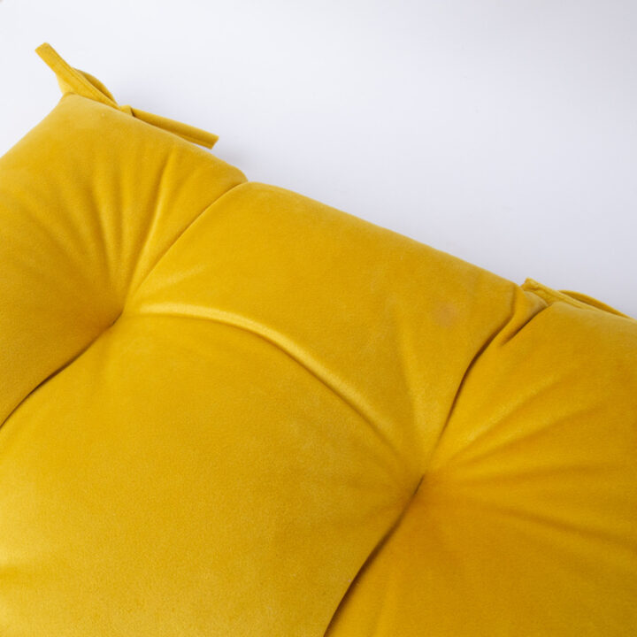 Toolipadi VELVET 2, 40x40cm, kollane, 100% polüester, kangas-828 Sisustustekstiil Toolipadjad
