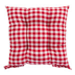 Toolipadi LONETA 40x40cm, punased ruudud Sisustustekstiil Toolipadjad