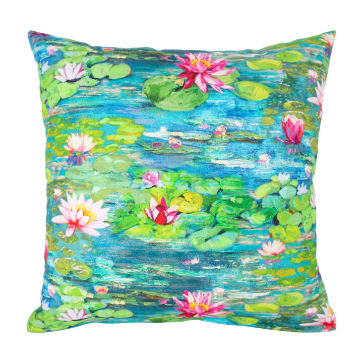Padi HOLLY 45x45cm, roosad vesiroosid Dekoratiivpadjad Dekoratiivpadjad