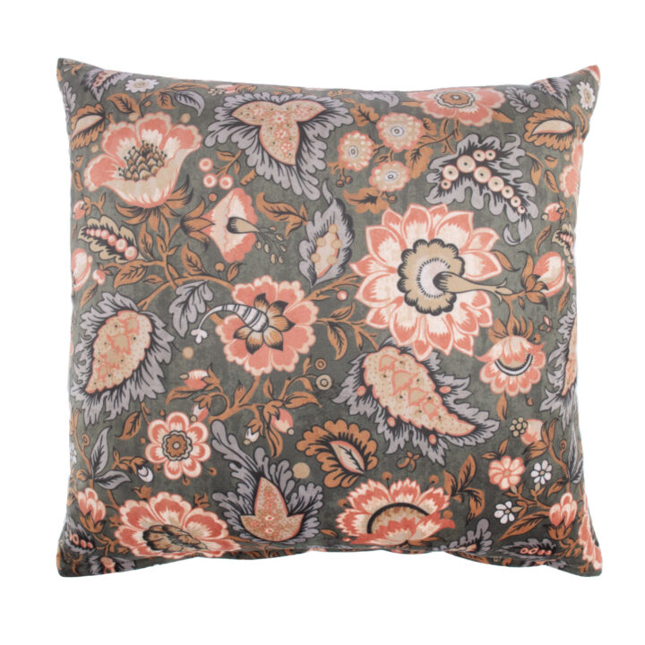 Padi HOLLY 45x45cm lukuga, õitsvad lilled, 100% polüester, kangas 345 Dekoratiivpadjad Dekoratiivpadjad