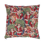 Padi HOLLY 45x45cm lukuga, jõuluvanad, kangas 50% puuvill, 50% polüester, kangas 398/389 Dekoratiivpadjad Dekoratiivpadjad