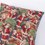 Padi HOLLY 45x45cm lukuga, jõuluvanad, kangas 50% puuvill, 50% polüester, kangas 398/389 Dekoratiivpadjad Dekoratiivpadjad
