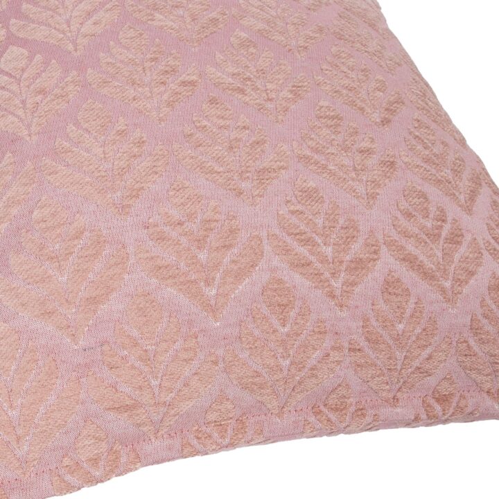 Padi TEDDY 45x45cm, lukuga, roosa lillemotiiv, 100% polüester, kangas 418 Dekoratiivpadjad Dekoratiivpadjad