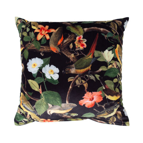 Padi HOLLY 45x45cm, linnud ja lilled Dekoratiivpadjad Dekoratiivpadjad