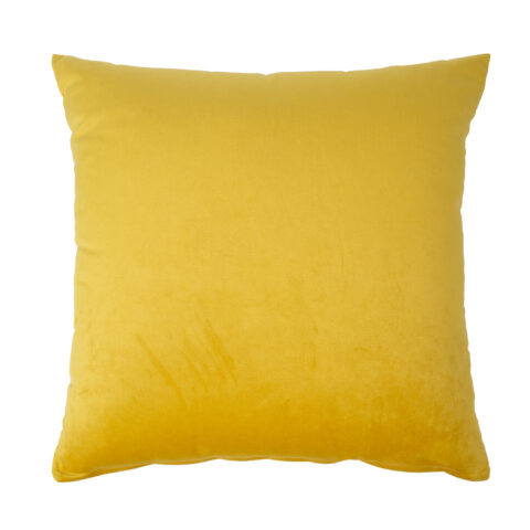 Padi VELVET 2, 45x45cm, kollane, 100% polüester, kangas-828 Dekoratiivpadjad Dekoratiivpadjad
