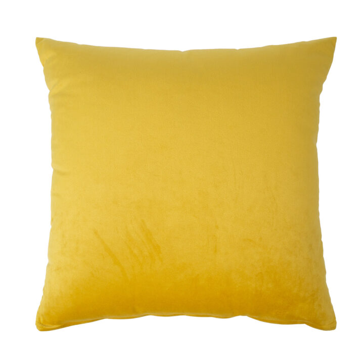 Padi VELVET 2, 45x45cm, kollane, 100% polüester, kangas-828 Dekoratiivpadjad Dekoratiivpadjad