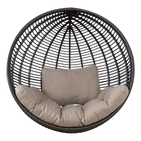 Ripptooli padi CLOBE beež, iste 64x106cm, seljapadi 64x42cm, 100% polüester Tekstiiltooted aeda Toolipadjad ja lamamistoolikatt