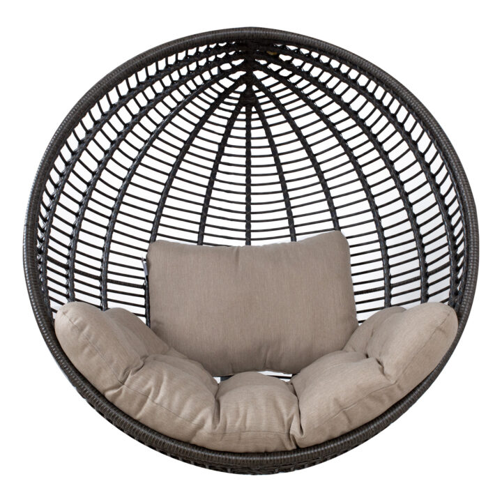Ripptooli padi CLOBE beež, iste 64x106cm, seljapadi 64x42cm, 100% polüester Tekstiiltooted aeda Toolipadjad ja lamamistoolikatt