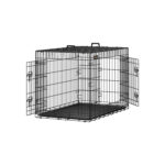 Koerapuur 107x70x77.5cm, must Transportkorvid ja puurid koertele