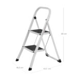 Terasredel 45.5x55x82cm, valge, must Redelid