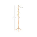Riidenagi 47x47x175cm, looduslik Riidestanged ja nagid