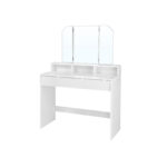 Tualettlaud 100x40x142cm, valge Meigilauad