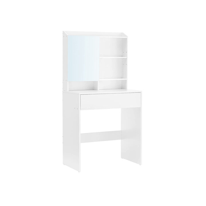 Tualettlaud 70x40x136cm, valge Meigilauad