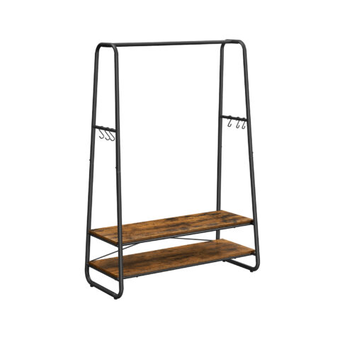 Riidenagi 100x45x160cm, must Riidestanged ja nagid