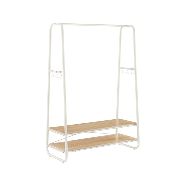 Riidenagi 100x45x160cm, valge Riidestanged ja nagid
