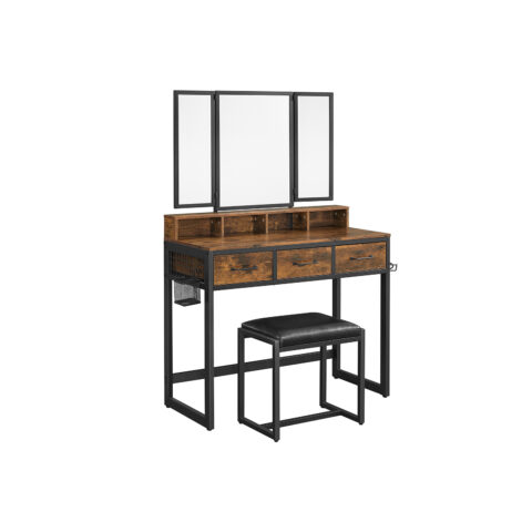 Meigilaud 90x40x140.8cm must, hele elevandiluu Meigilauad