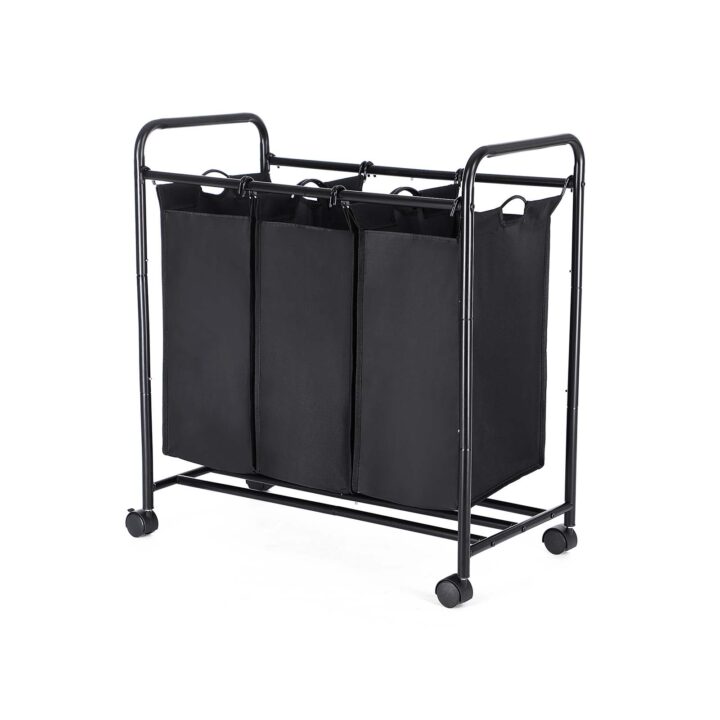Pesukorv 77x41x81.5cm, must Pesukorvid ja hoiukastid