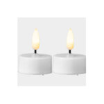 LED-teeküünlad FLAMME 2tk, D3.8xH5cm, valge, taimer 6H Jõulukaunistused Jõulukaunistused