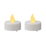 LED-teeküünlad PAUL 2tk, valge, D4xH4cm Jõulukaunistused Jõulukaunistused