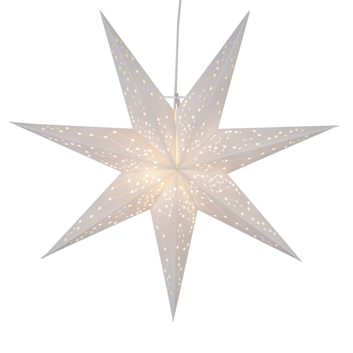 Jõulutäht GALAXY, D60cm, valge paber, E14 Jõulud Jõulukaunistused