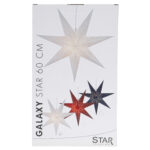 Jõulutäht GALAXY, D60cm, punane paber, E14 Jõulud Jõulukaunistused