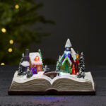 Jõuludekoratsioon BOOKVILLE 21,5x15xH13cm, raamat LED-valgusega, värviline, taimer 6h Advendiküünlad Advendiküünlad