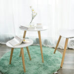 Abilaud 45x45x50cm  35x35x35cm, valge, puidu värvi Abilauad