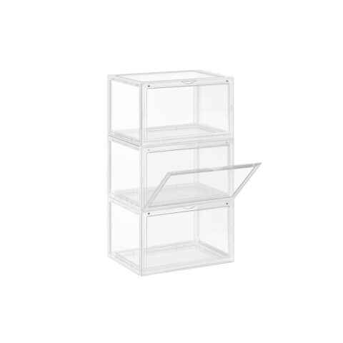 Plastikust kingakarp 36x28x22cm, läbipaistev värv t Pesukorvid