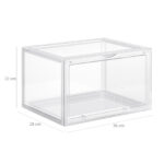 Plastikust kingakarp 36x28x22cm, läbipaistev värv t Pesukorvid