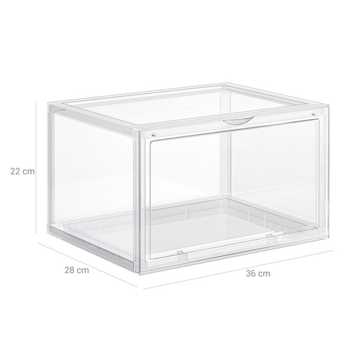 Plastikust kingakarp 36x28x22cm, läbipaistev värv t Pesukorvid