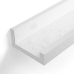 Seinariiul 60x10x5cm, valge Seinariiulid