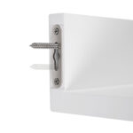 Seinariiul  40x10x9/35x10x8/30x10x7cm, valge Riiulid