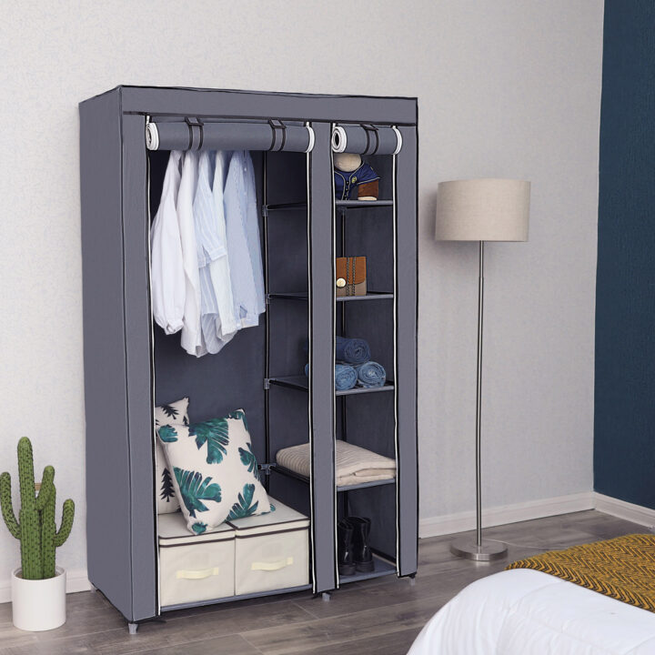 Garderoob 110x45x175cm, hall Pesukorvid ja hoiukastid