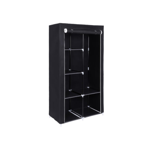 Garderoob 88x45x168cm, must Riidest kapid