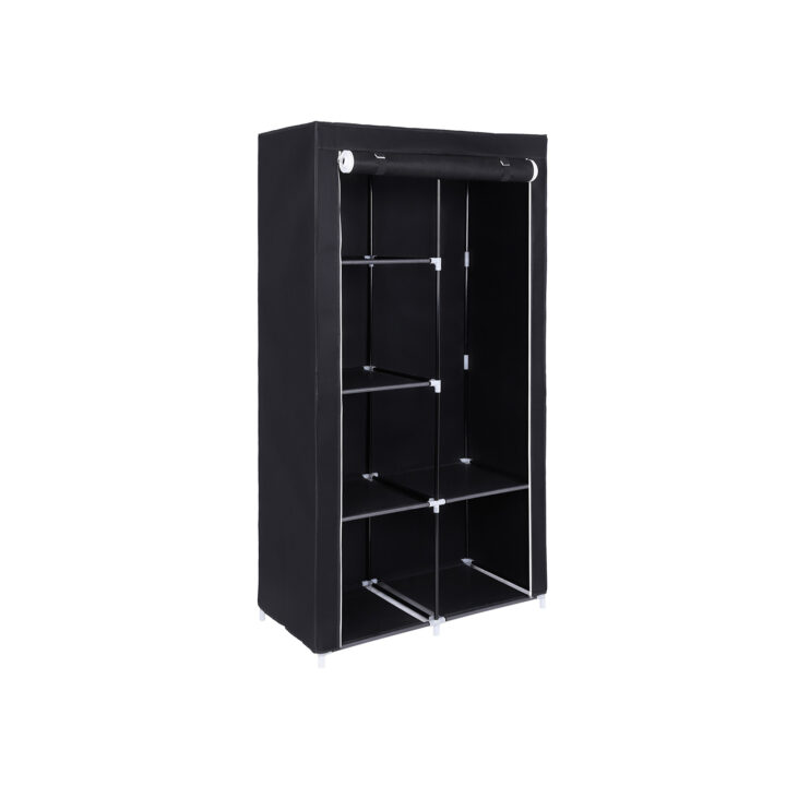 Garderoob 88x45x168cm, must Riidest kapid