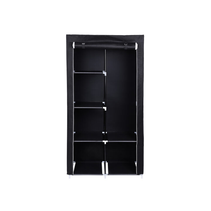 Garderoob 88x45x168cm, must Riidest kapid