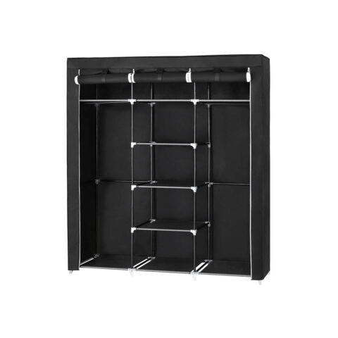 Garderoob 150x45x175cm, must Riidest kapid