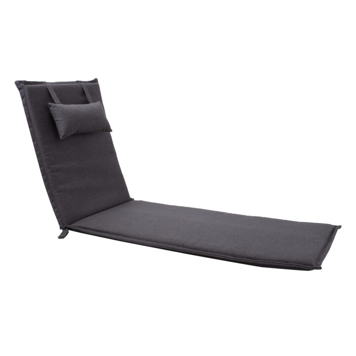 Lamamistooli kate WICKER 55x195xH3cm, tumehall, 100% polüester Tekstiiltooted aeda HORECA