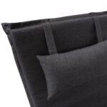 Lamamistooli kate WICKER 55x195xH3cm, tumehall, 100% polüester Tekstiiltooted aeda HORECA