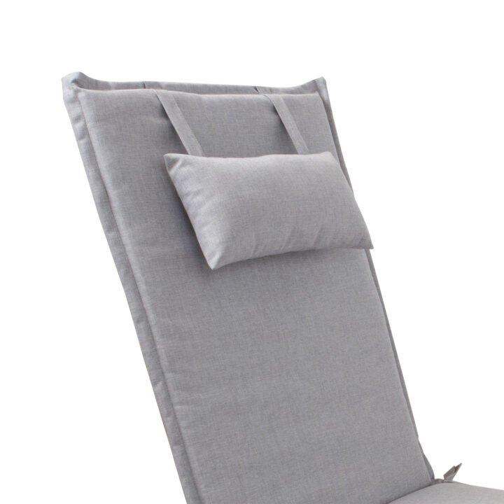 Lamamistooli kate WICKER 55x195xH3cm, helehall, 100% polüester Tekstiiltooted aeda HORECA